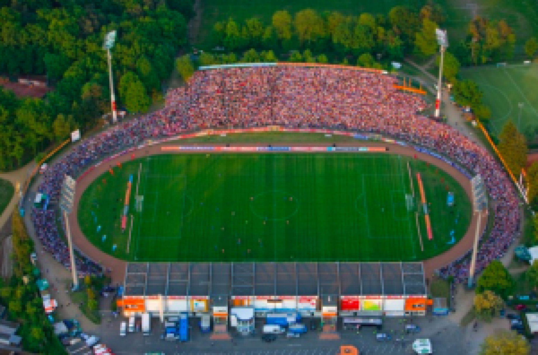 Lo Stadion am Böllenfalltor di Darmstadt