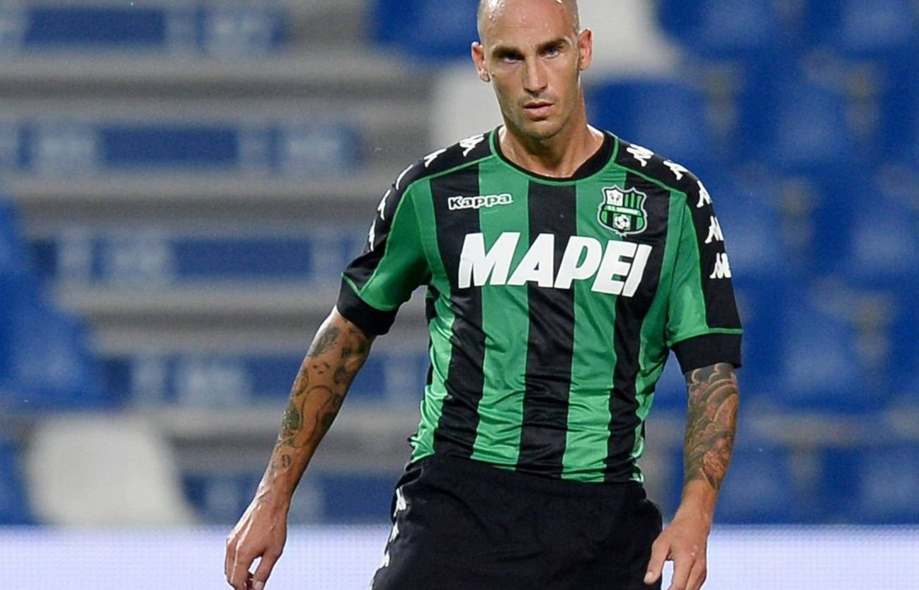 Paolo Cannavaro of US Sassuolo in action during the Serie 