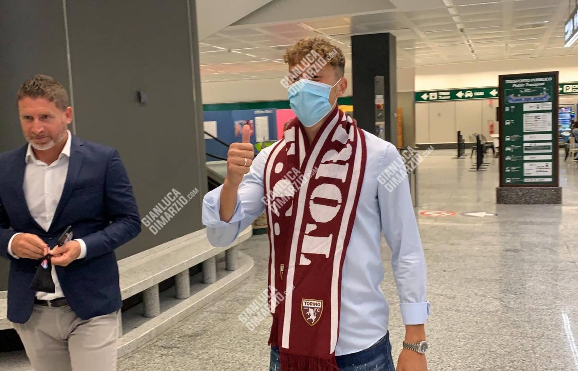 Gianluca Di Marzio :: Vojvoda è arrivato a Torino. FOTO & VIDEO