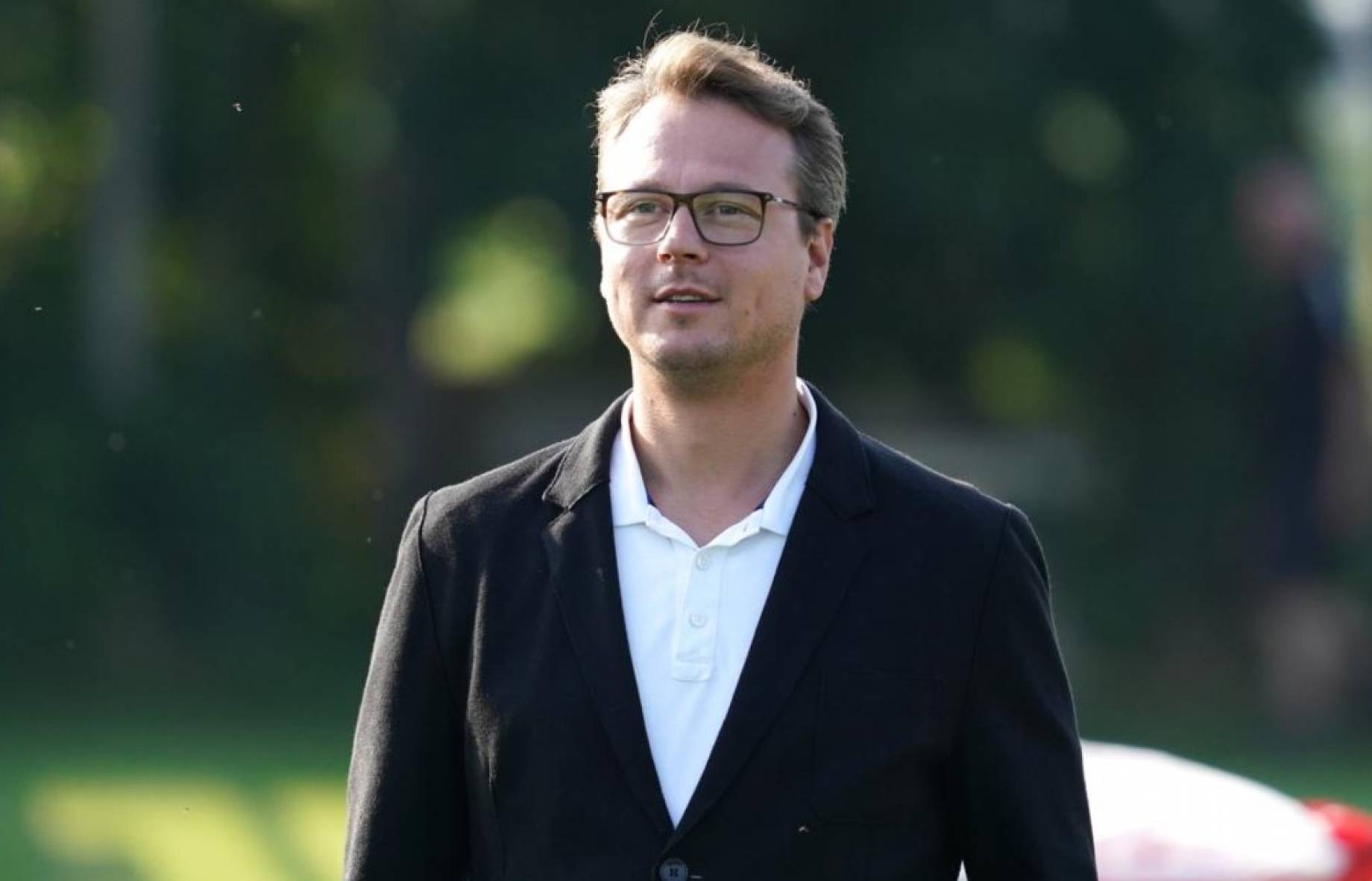 Johannes Spors football general manager of Genoa gets onto the pitch  News Photo - Getty Images