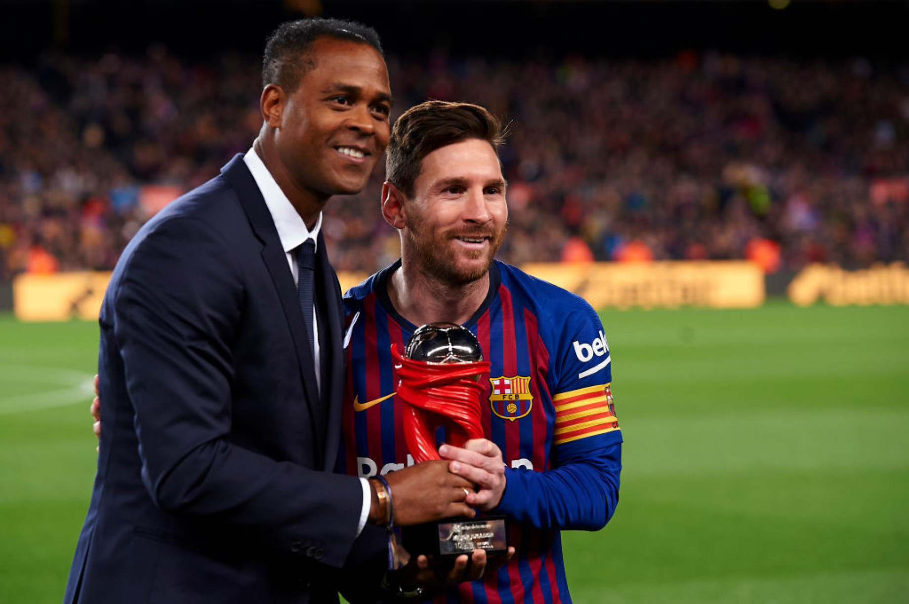 Kluivert padre Barcellona Messi GETTY.jpg