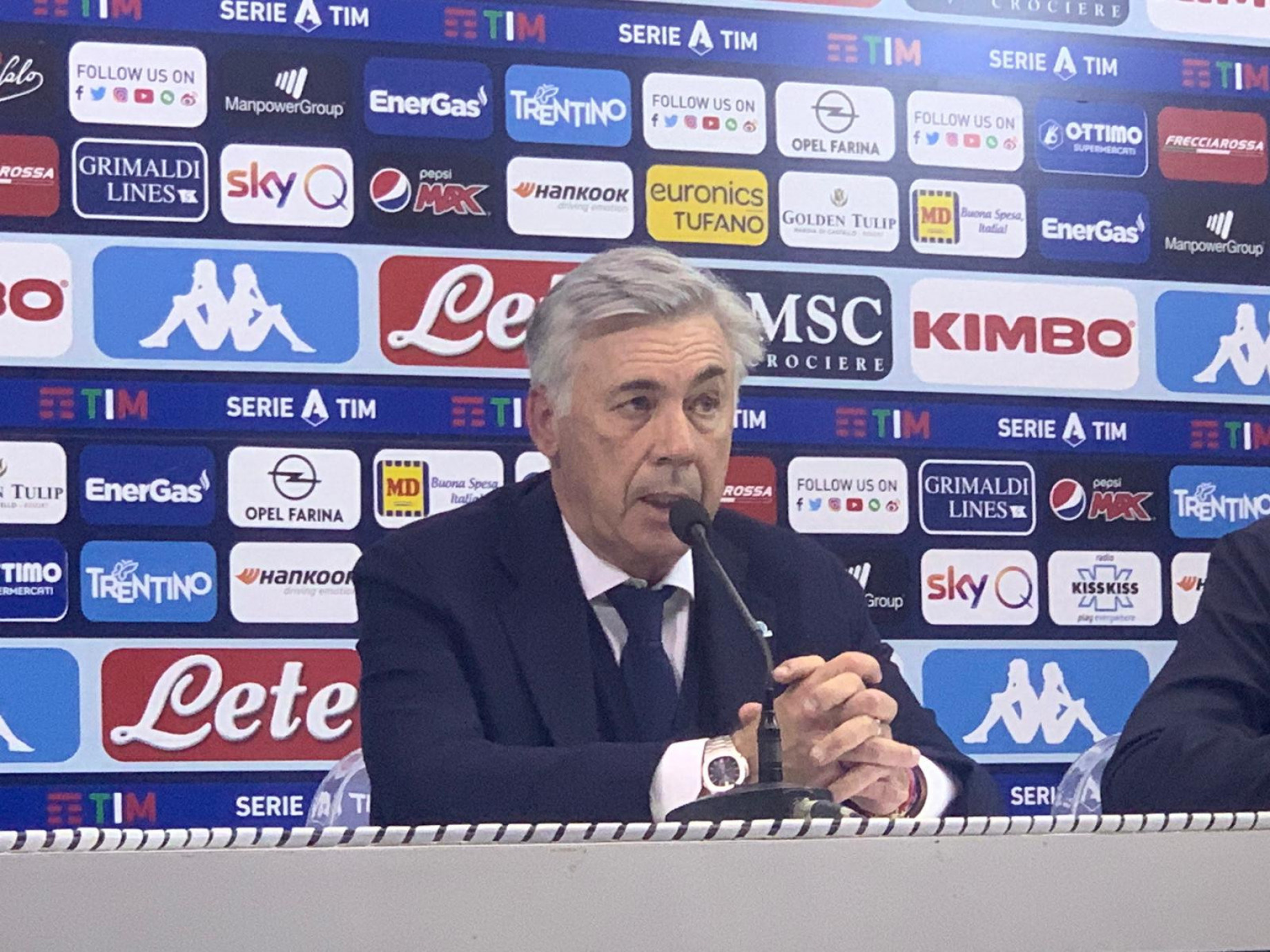 Ancelotti Napoli conferenza GDM