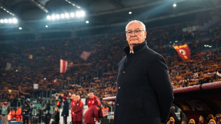 Claudio Ranieri, allenatore della Roma (Credit: Domenico Bari)