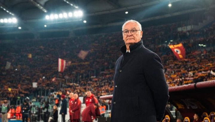 Claudio Ranieri, allenatore della Roma (Credit: Domenico Bari)