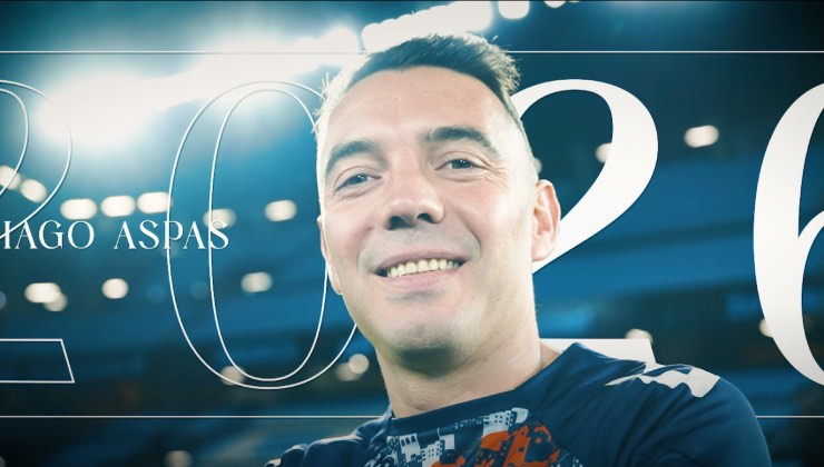 L'annuncio del rinnovo di Iago Aspas con il Celta Vigo