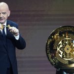 Gianni Infantino, presidente FIFA, al sorteggio del Mondiale per club