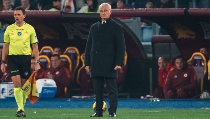 Claudio Ranieri, allenatore della Roma (Credit: Domenico Bari)