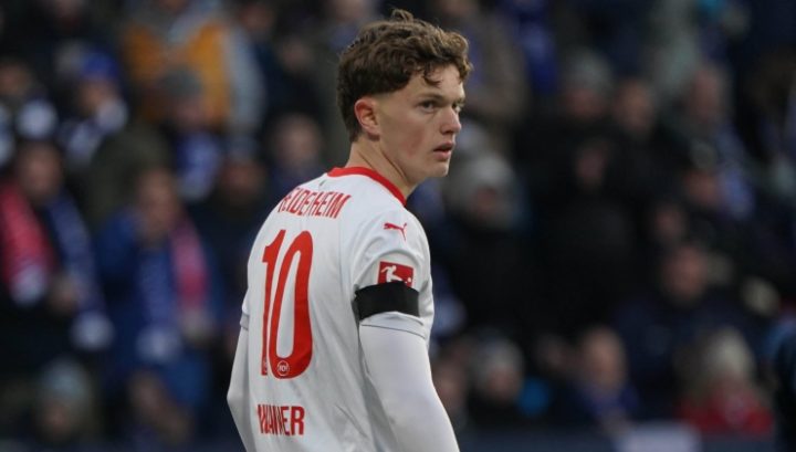 Paul Wanner con la maglia dei rossoblù dell'Heidenheim (IMAGO)