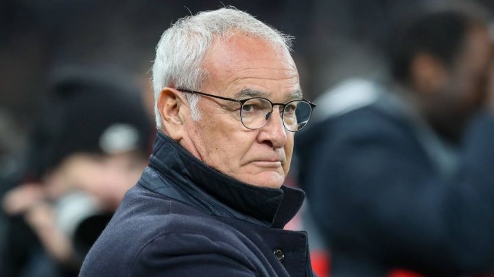 L'allenatore della Roma Claudio Ranieri