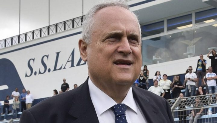 Il presidente della Lazio Claudio Lotito