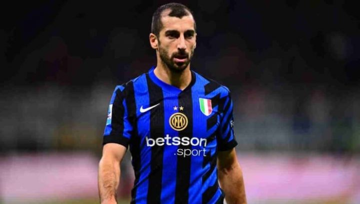 Il centrocampista dell'Inter Mkhitaryan