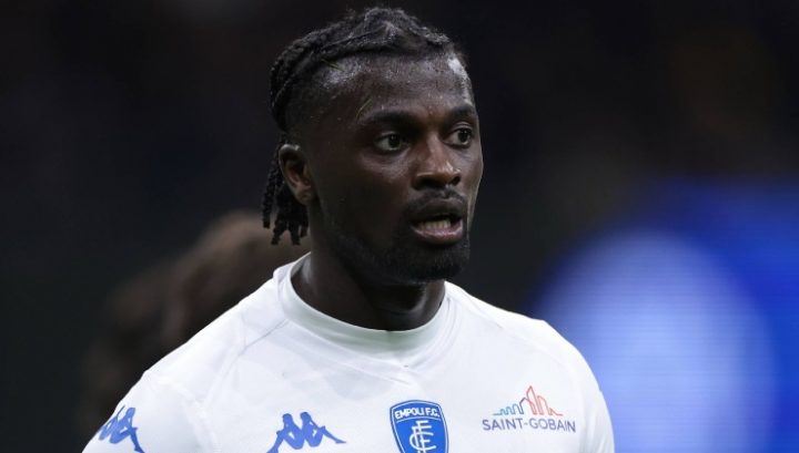 M'Baye Niang, sondato dalla Sampdoria, in maglia Empoli