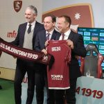 Marco Valentini e Roberto Breda in conferenza stampa Salernitana