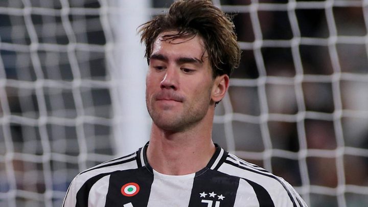 Dusan Vlahovic, attaccante della Juventus (Imago)