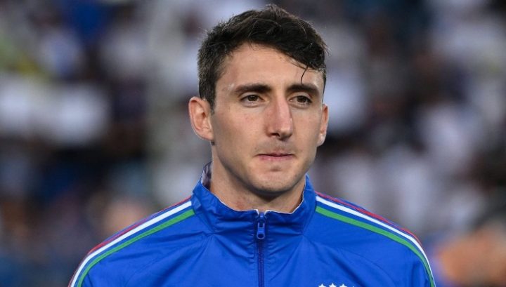 Il difensore dell'Italia Andrea Cambiaso