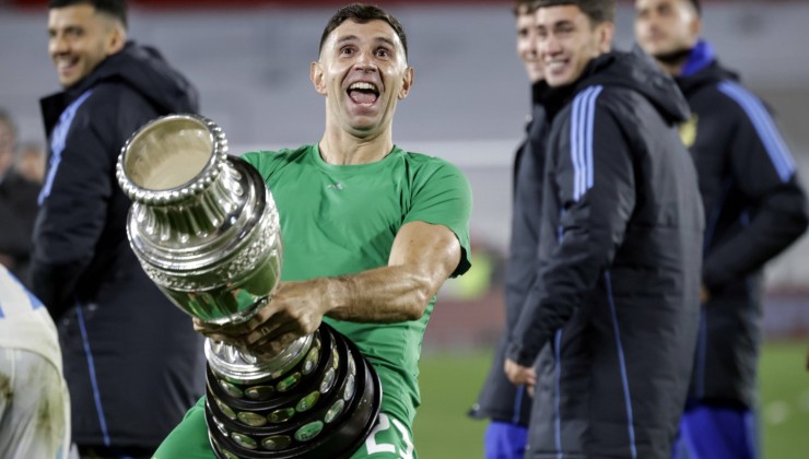 Emiliano "Dibu" Martinez, portiere dell'Argentina e dell'Aston Villa