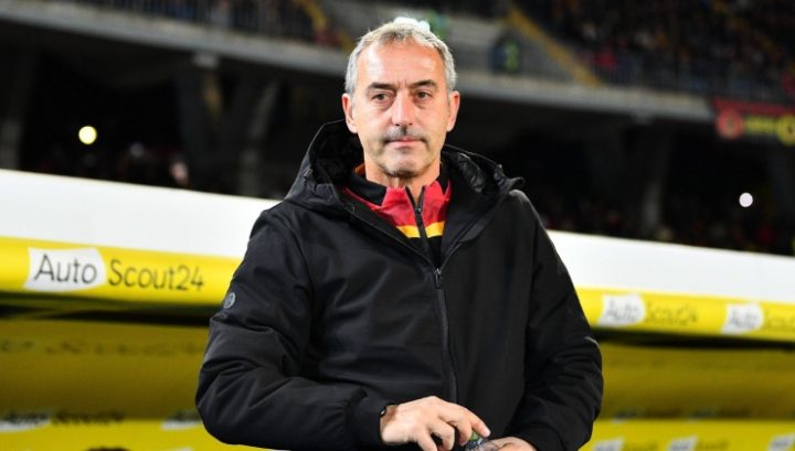 L'allenatore del Lecce Marco Giampaolo