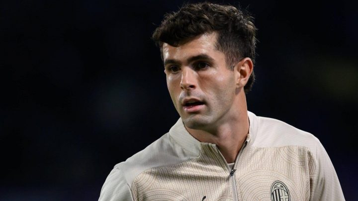 L'attaccante del Milan Christian Pulisic