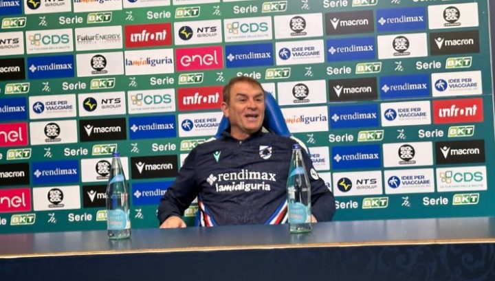 L'allenatore della Sampdoria, Leonardo Semplici