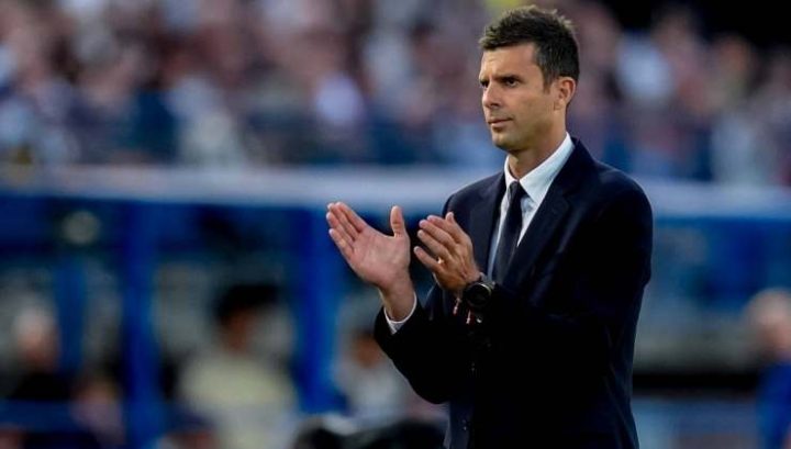 L'allenatore della Juventus Thiago Motta