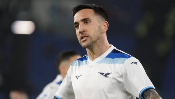 Il centrocampista della Lazio Matias Vecino