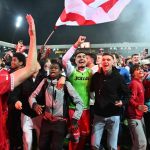Il Biel/Bienne in festa dopo la vittoria con lo Young Boys (IMAGO)