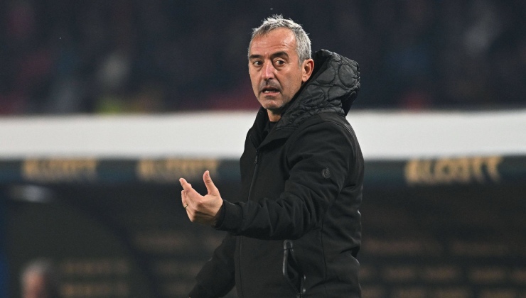 L'allenatore del Lecce, Marco Giampaolo