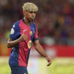 L'attaccante del Barcellona Lamine Yamal