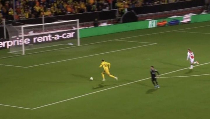 L'errore di Zugelj in Bodø/Glimt-Ajax nella scorsa Conference League 