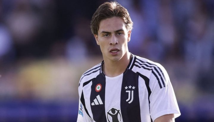 L'attaccante della Juventus Kenan Yildiz