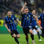 L'esultanza di Frattesi in Inter-Barcellona (Imago)