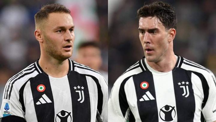 Juventus, Vlahovic e Koopmeiners (imago)