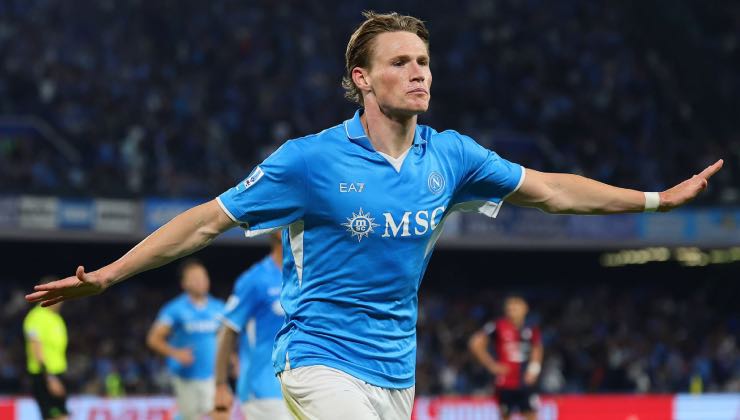 Il centrocampista del Napoli, Scott McTominay