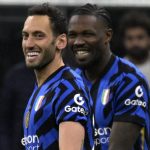 Thuram e Calhanoglu, giocatori dell'Inter (IMAGO)