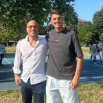 Daniel Boloca durante il "Boloca Street" a Chieri