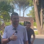 Edin Dzeko a Villa Stuart