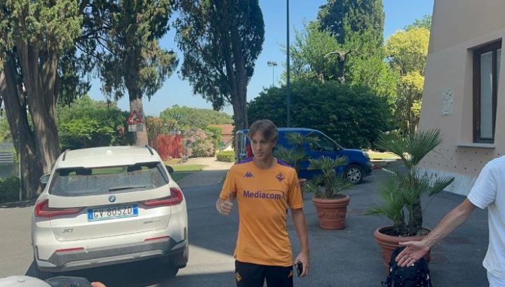 Fazzini alle visite mediche con la Fiorentina
