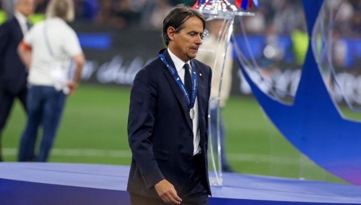 L'allenatore dell'Inter, Simone Inzaghi