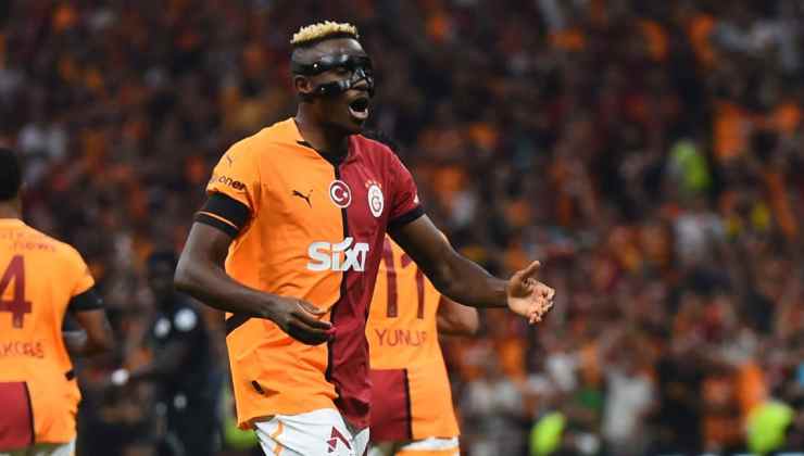 Osimhen con la maglia de Galatasaray (IMAGO)