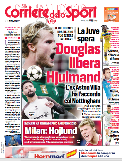 Corriere dello Sport, 7 agosto