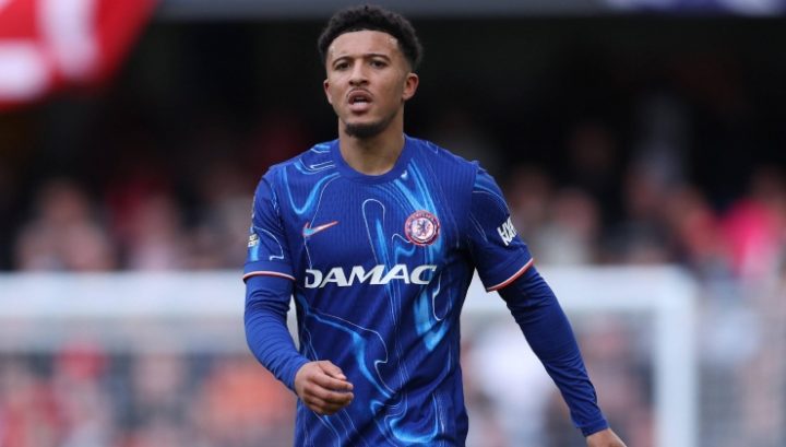 Jadon Sancho con la maglia del Chelsea (Imago