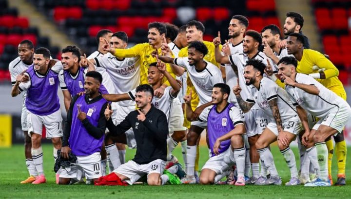I festeggiamenti dell'Al Sadd per l'ultima vittoria dell'ultima Qatar Stars League (IMAGO)
