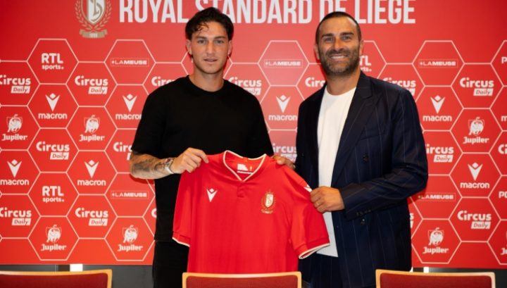 Simone Bonavita col suo agente Paolo Schiavone della SCM Sport Agency