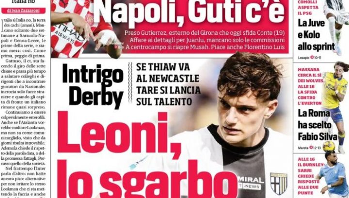 Corriere dello Sport, 9 agosto 2025