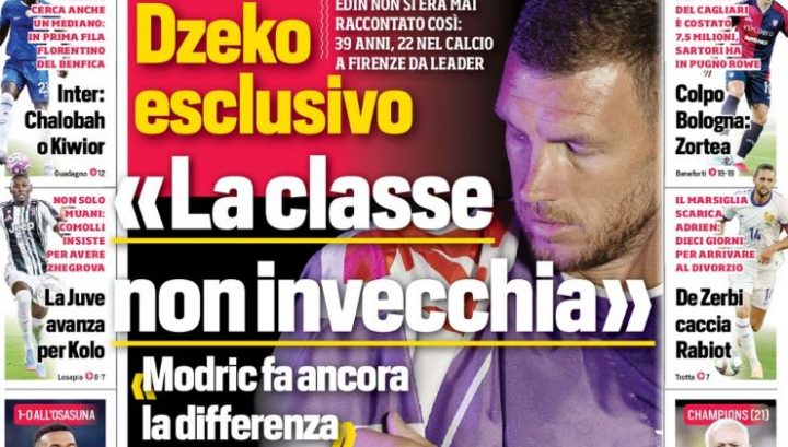 Corriere dello Sport, 20 agosto 2025