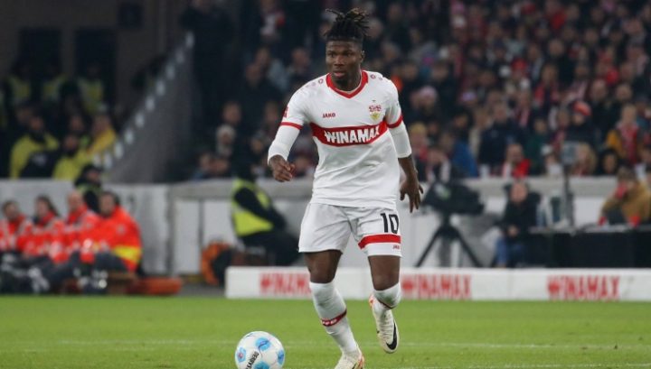 El Bilal Tourè con la maglia dello Stoccarda (Imago)