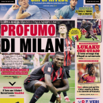 La prima pagina della Gazzetta dello Sport
