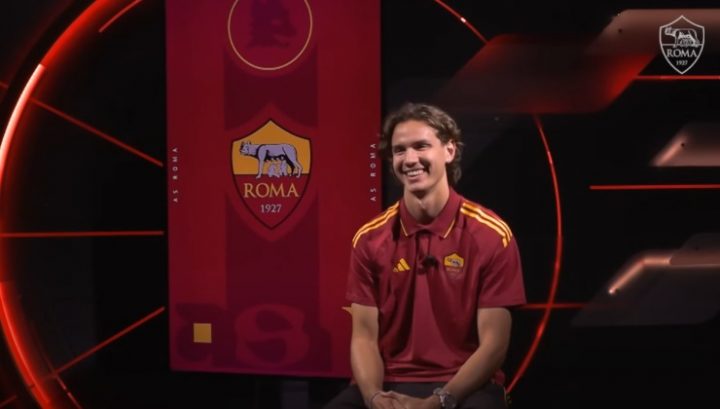 Daniele Ghilardi, difensore della Roma (Screen canale YouTube AS Roma)