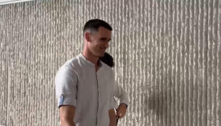 Padova l'arrivo in sede di Lasagna