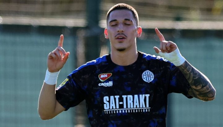 Marko Lazetic con la maglia del Backa Topola (IMAGO)